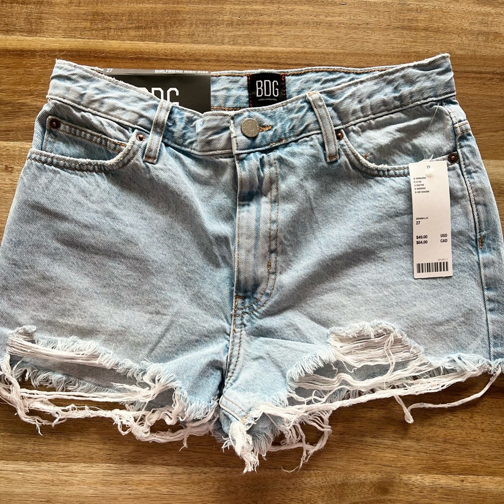 NWT🌟 Brand new BDG Girlfriend High Rise Jean Short from Urban Outfitters